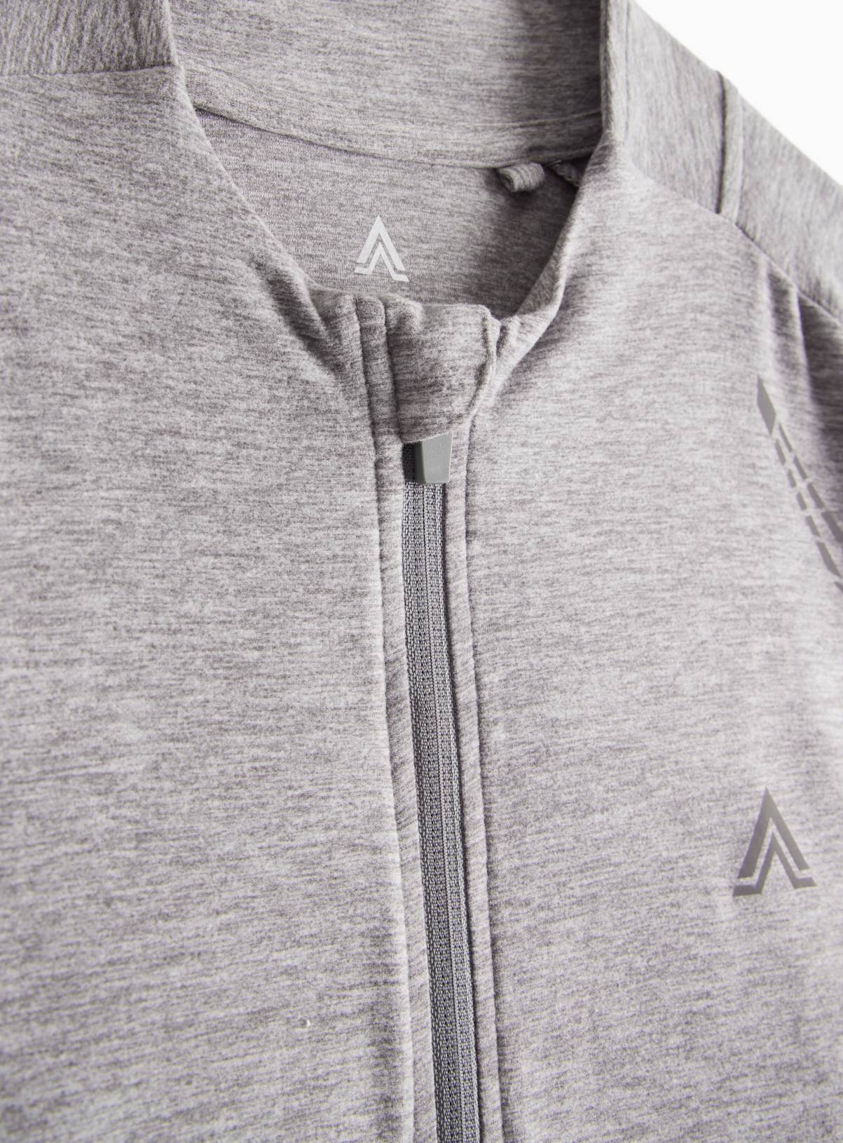 Tu Active Grey Zip-Through Top L - Image 4
