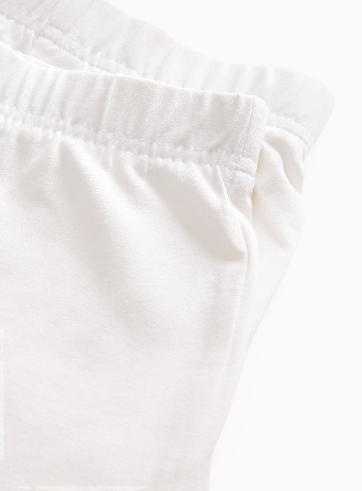 White Jersey Cycling Shorts 2 Pack 5 years - Image 2 thumbnail