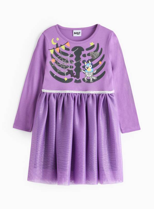 Bluey Halloween Purple Tutu Dress 5 years