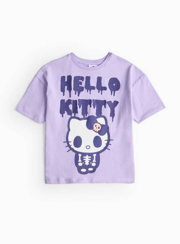 Hello Kitty Lilac Halloween Short Sleeve T-Shirt 4 years