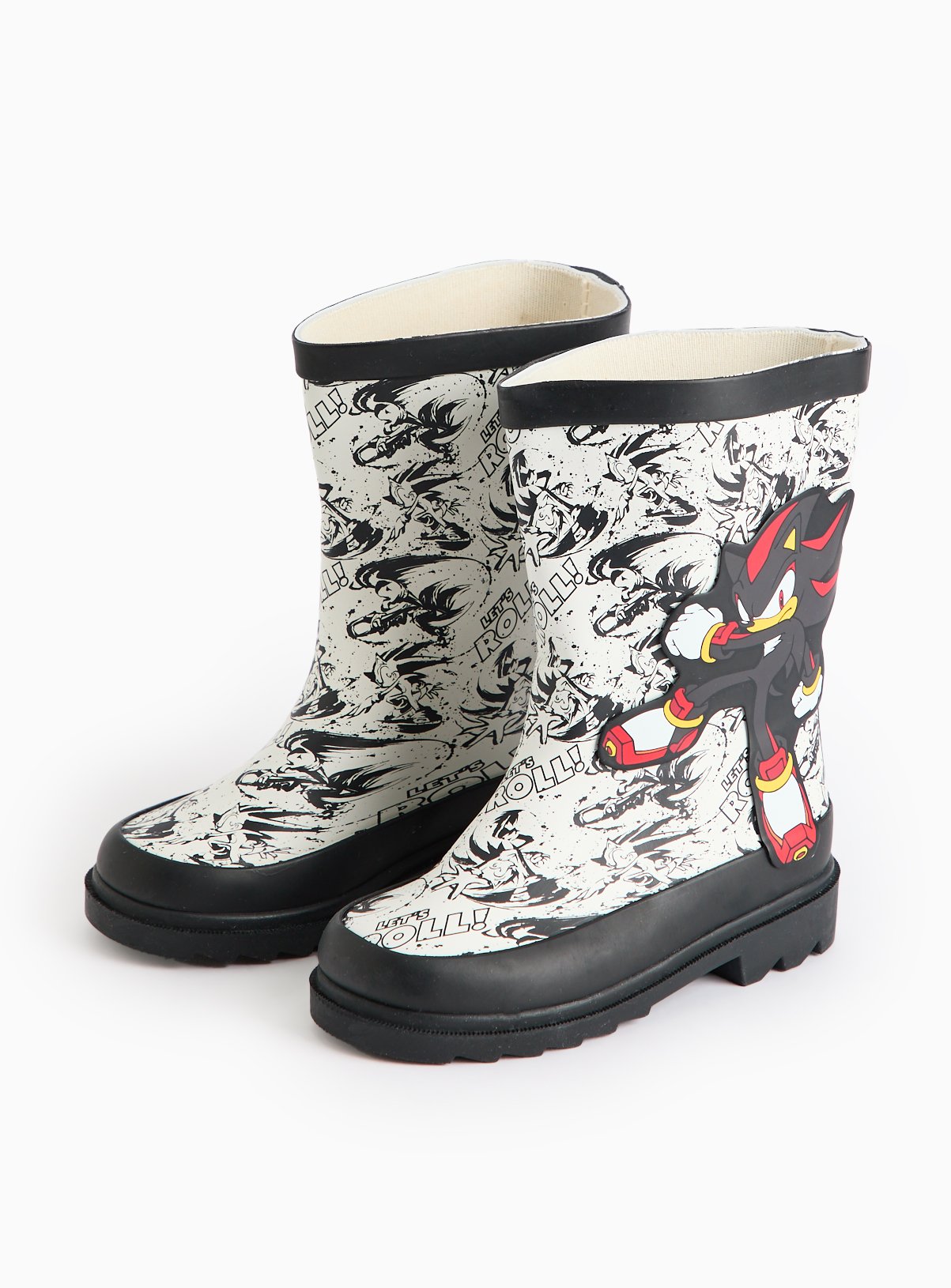 Sonic The Hedgehog Print Rubber Wellies - Sonic by Sainsbury's