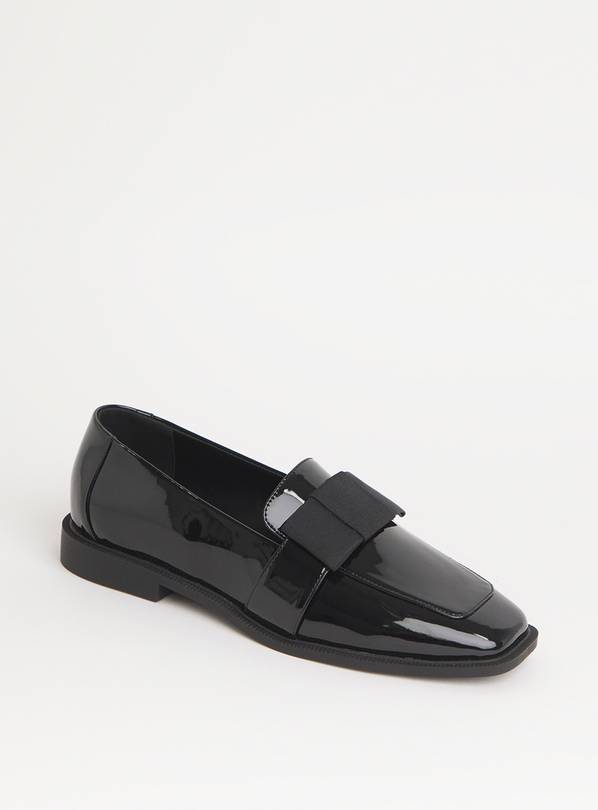 SIMPLY BE Oversize Bow Loafer Wide Fit 4