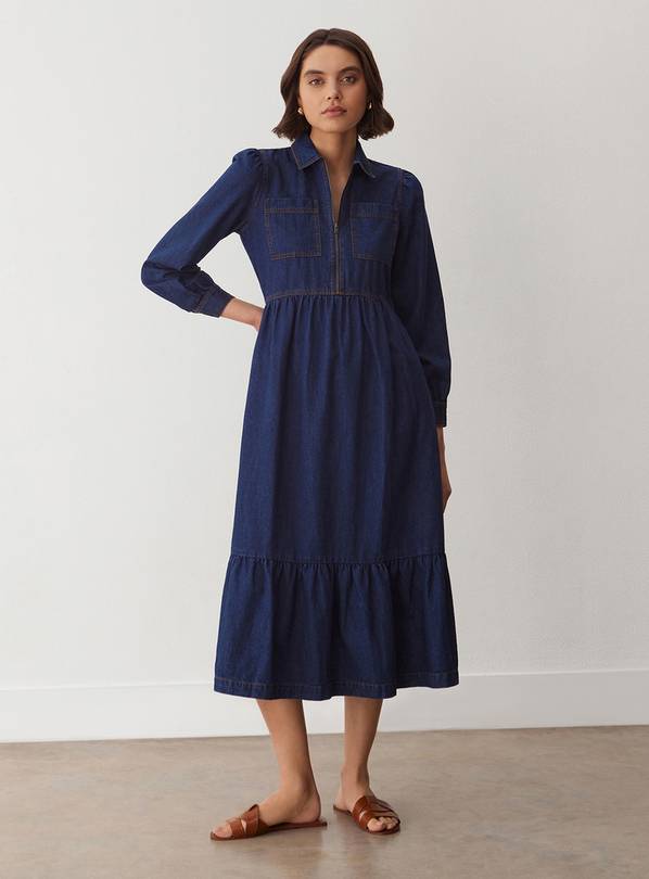 FINERY Denim Roxy Dress 14