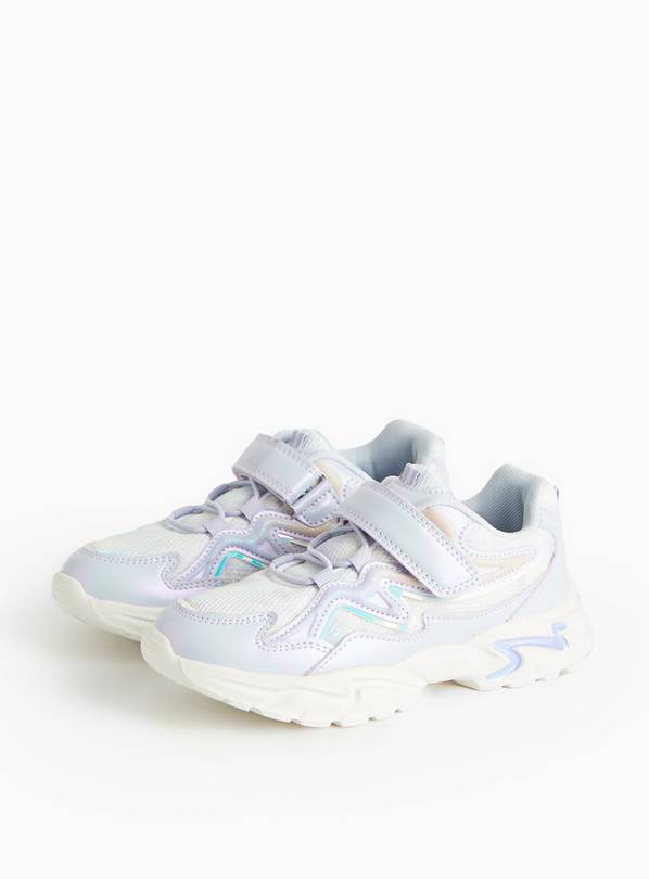 Lilac Iridescent Chunky Trainers 10 Infant