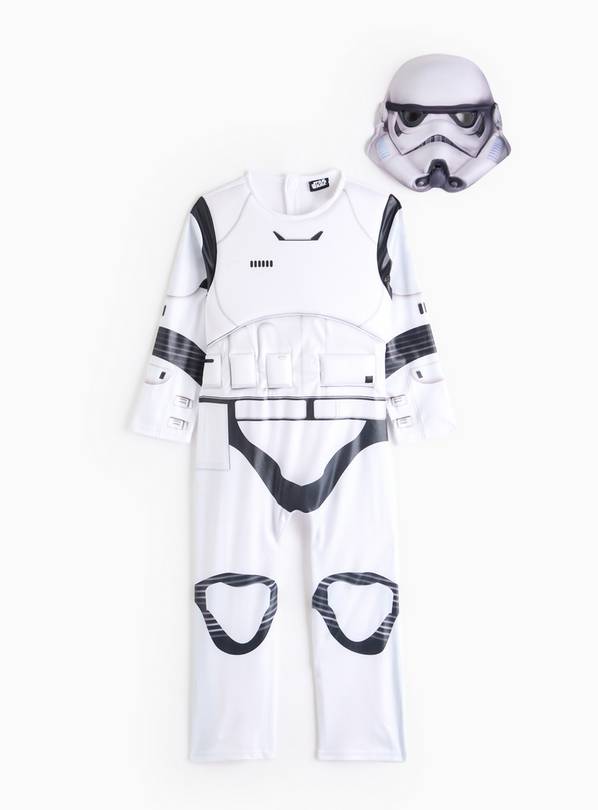 Disney Star Wars Storm Trooper Costume 3-4 Years