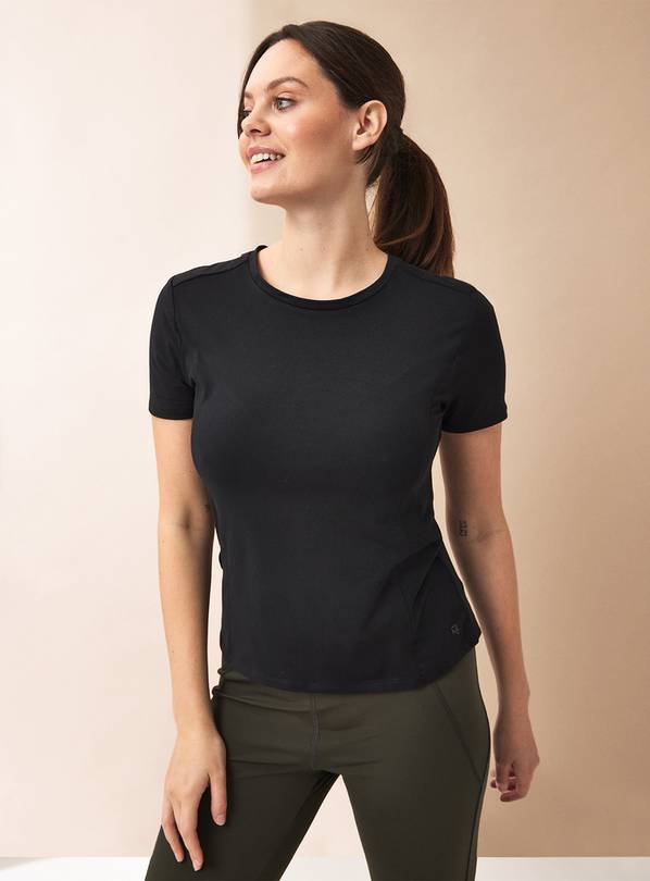 REAKTIV Black Soft Touch Short Sleeve Base Layer Tee L