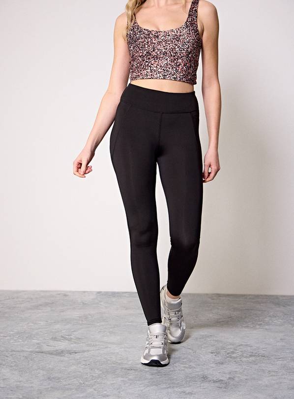 Buy REAKTIV Black High Waisted Everyday Legging With Pockets L