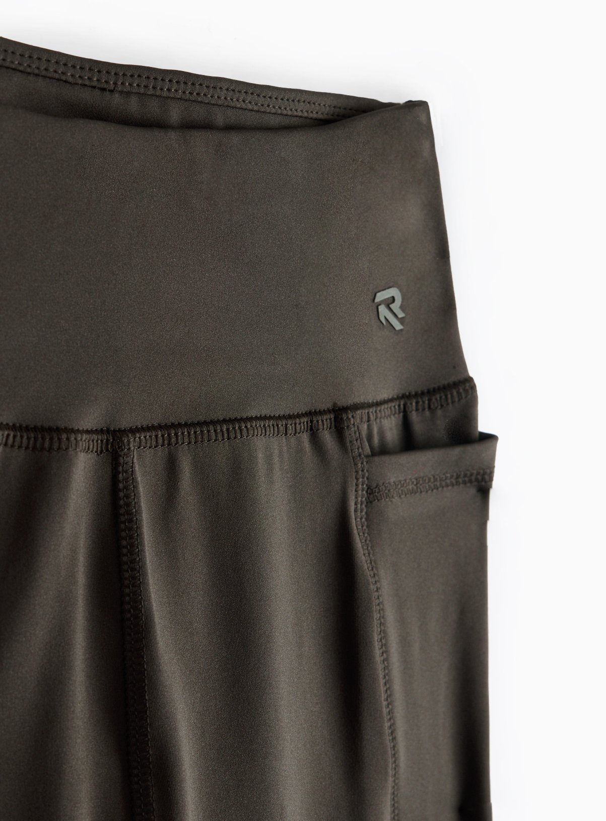 REAKTIV Khaki High Waisted Everyday Legging With Pockets L - Image 4 thumbnail