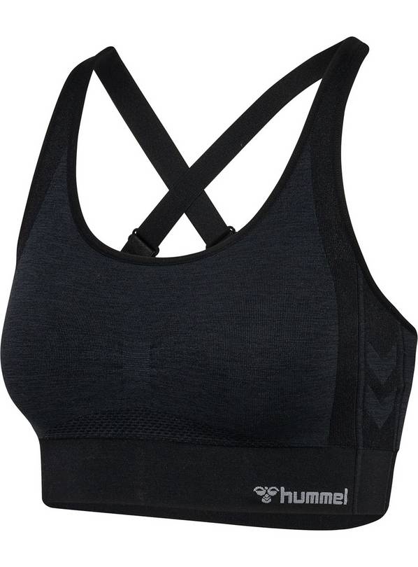 HUMMEL Shine Seamless Sports Bra - Black M