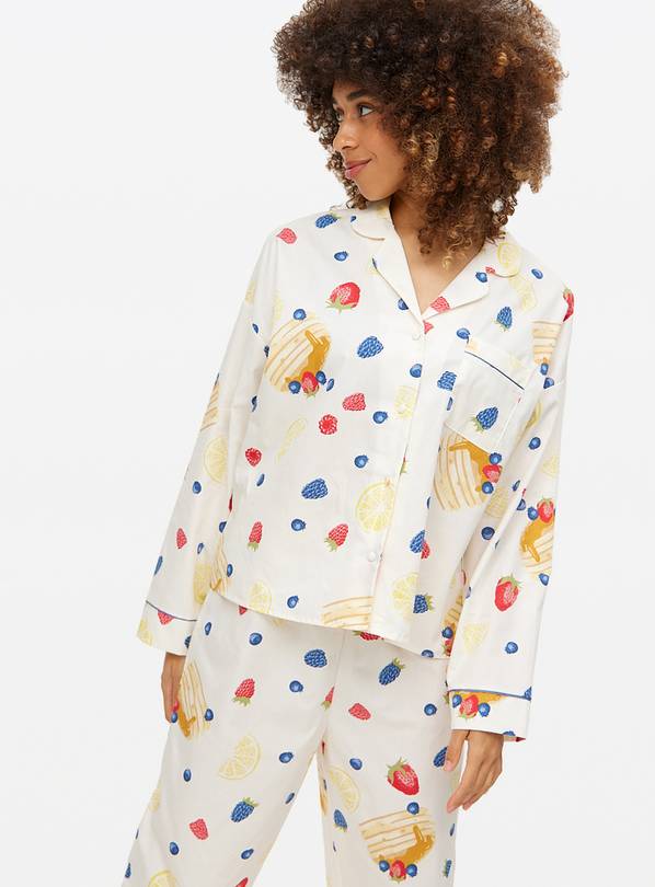 Fruit Pancakes Print Traditional Pyjamas 10