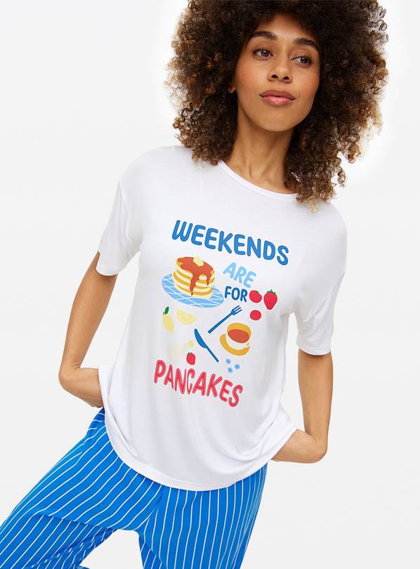 Weekend Pancakes Print Pyjamas S