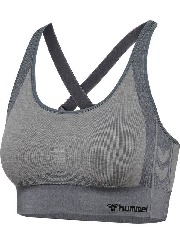 HUMMEL Shine Seamless Sports Bra Grey XL