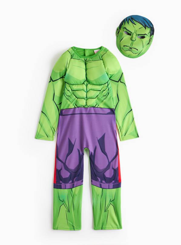 Marvel Hulk Fancy Dress Costume 3-4 Years