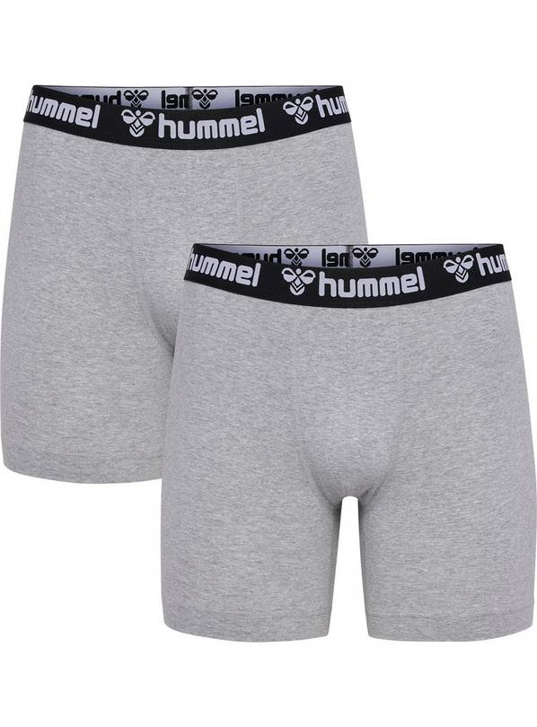 HUMMEL Boxers 2-Pack Grey L