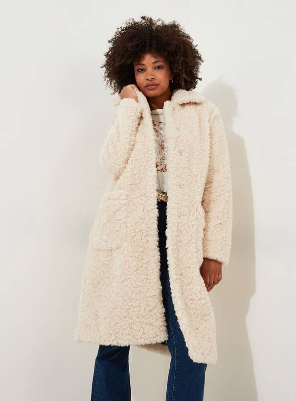 JOE BROWNS Cosy Longline Teddy Coat 18