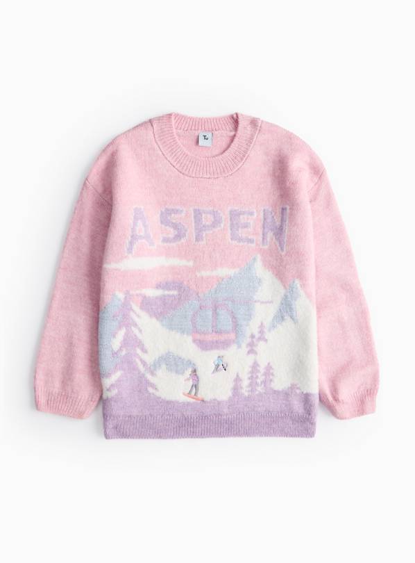 Pink Aspen Ski Scene Jumper 5 years