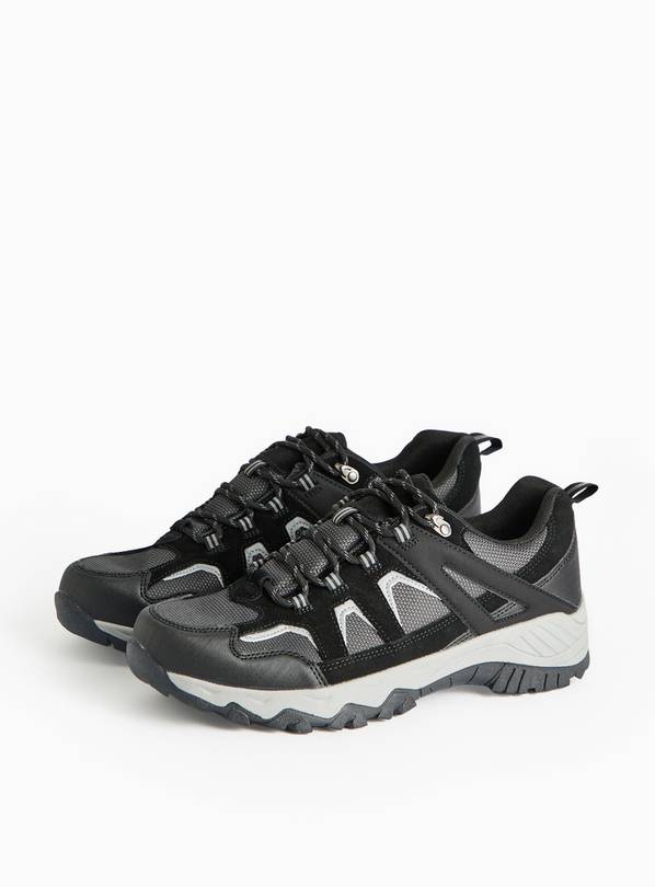 Black Suede Waterproof Hiking Trainers 11