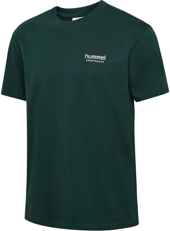 HUMMEL Loose Short Sleeve T Shirt Green M