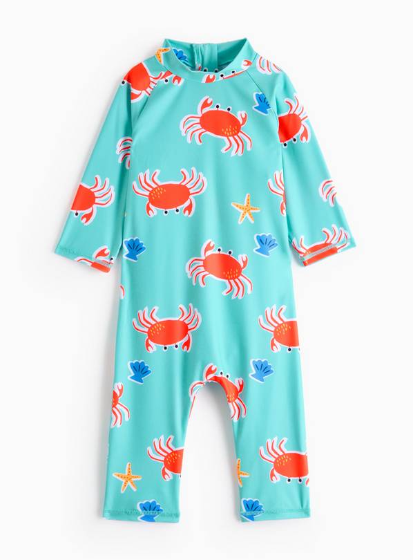 Crab Print Sunsuit 1.5-2 years