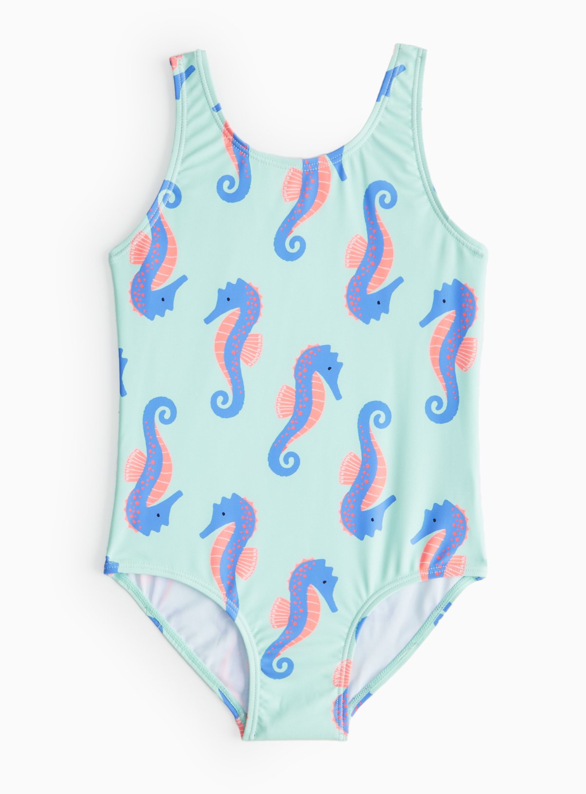 Blue Blue Seahorse Printed Swimsuit (1.5-2 Years) - Tu by Sainsbury's