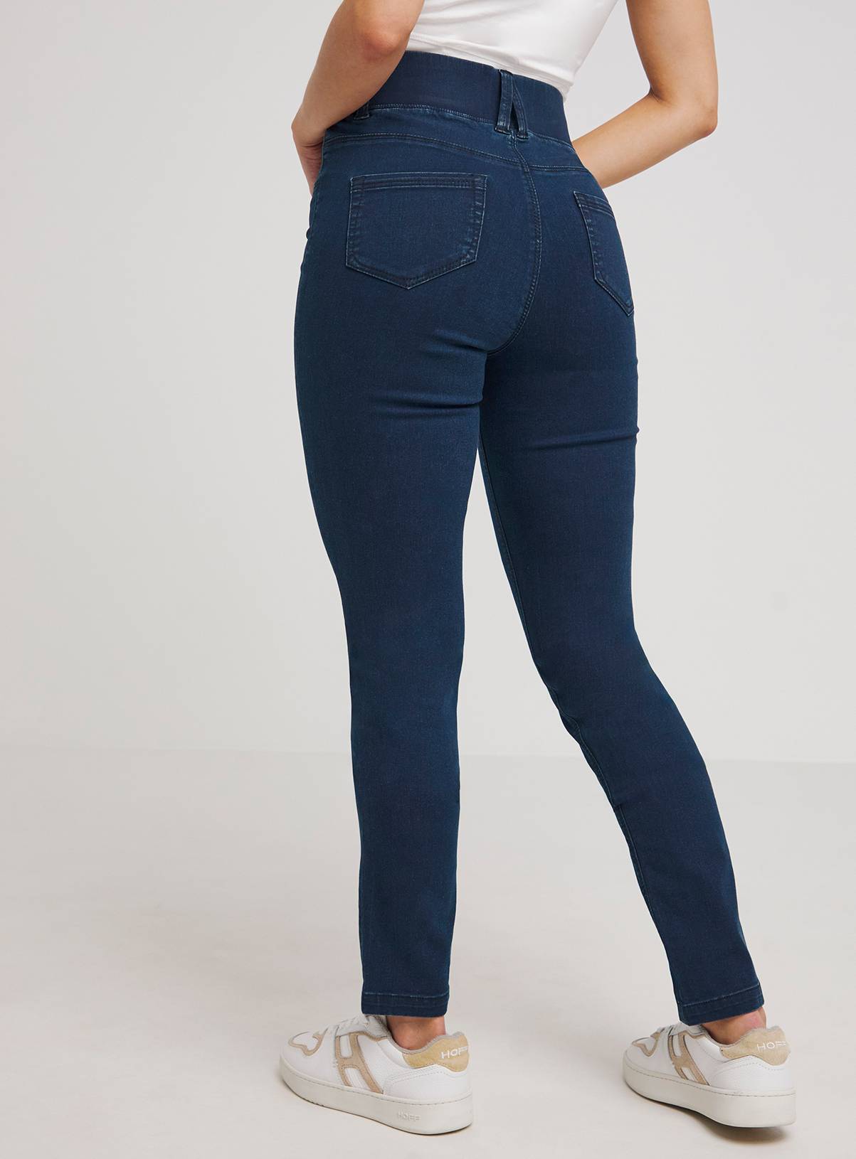 SIMPLY BE Slim Pull On Jegging Indigo 30 - Image 2
