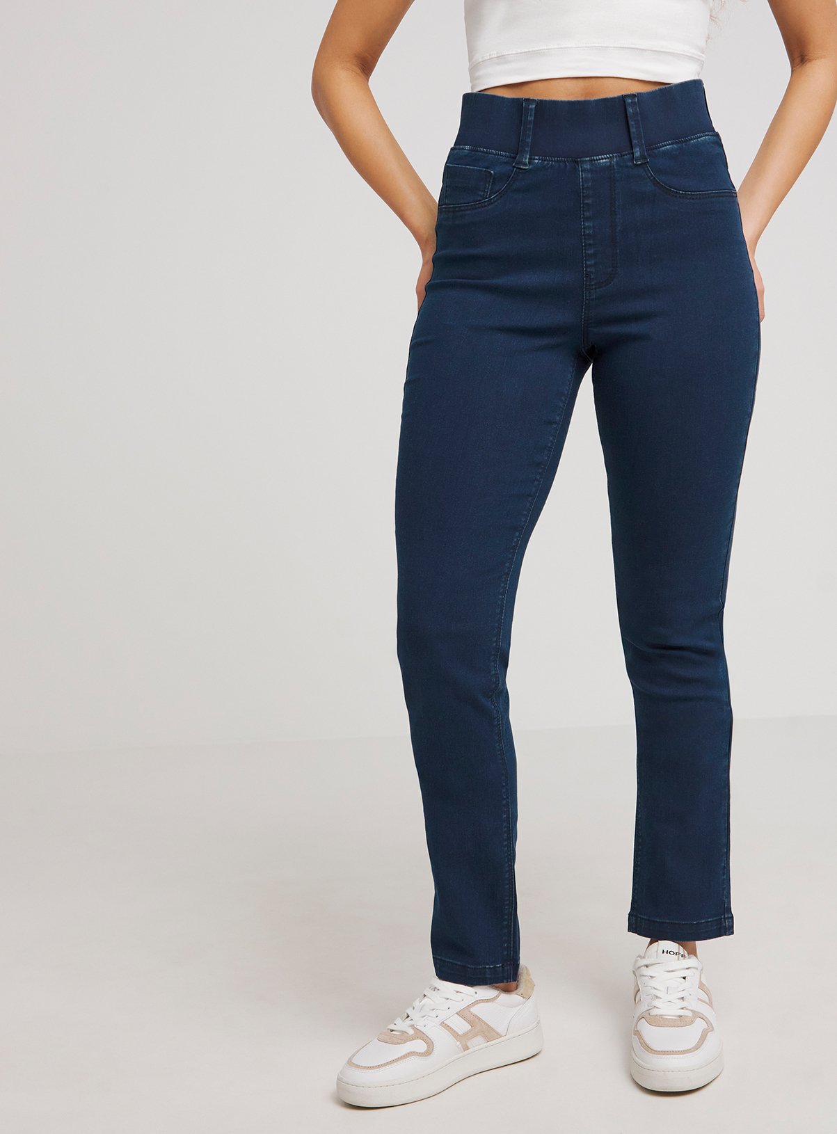 SIMPLY BE Slim Pull On Jegging Indigo 30 - Image 3 thumbnail