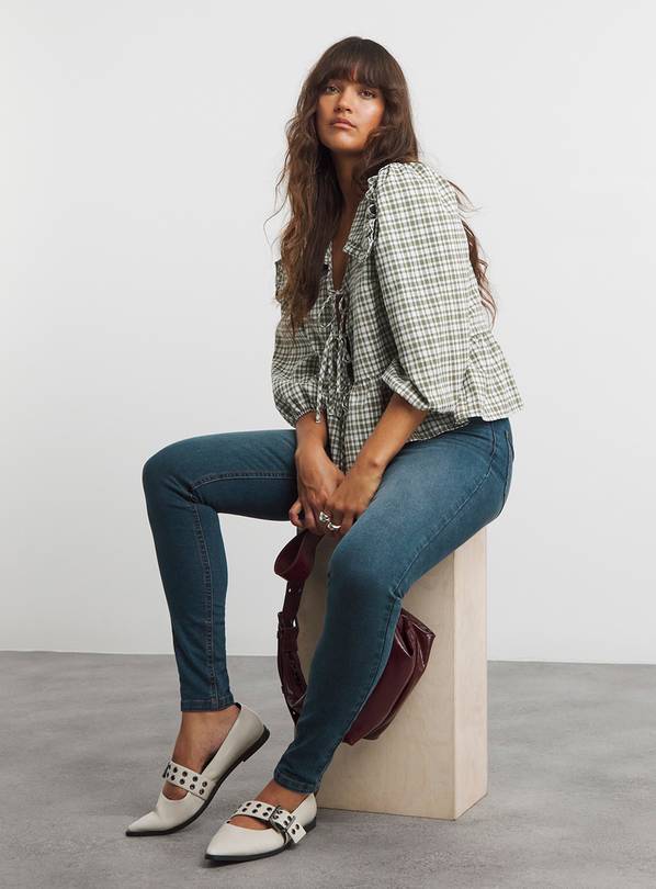SIMPLY BE 24/7 Skinny Jean Dark Blue 32
