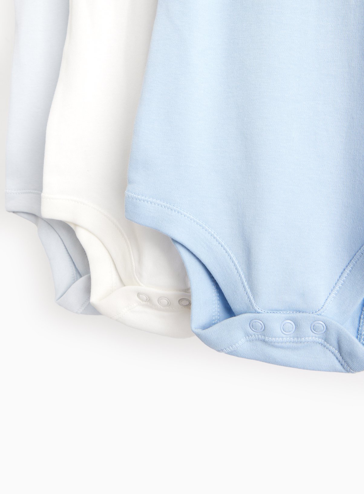Blue Short Sleeve Bodysuit 3 Pack Up to 3 mths - Image 2 thumbnail