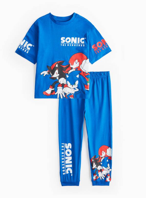 Sonic Blue Print Pyjamas 4-5 years