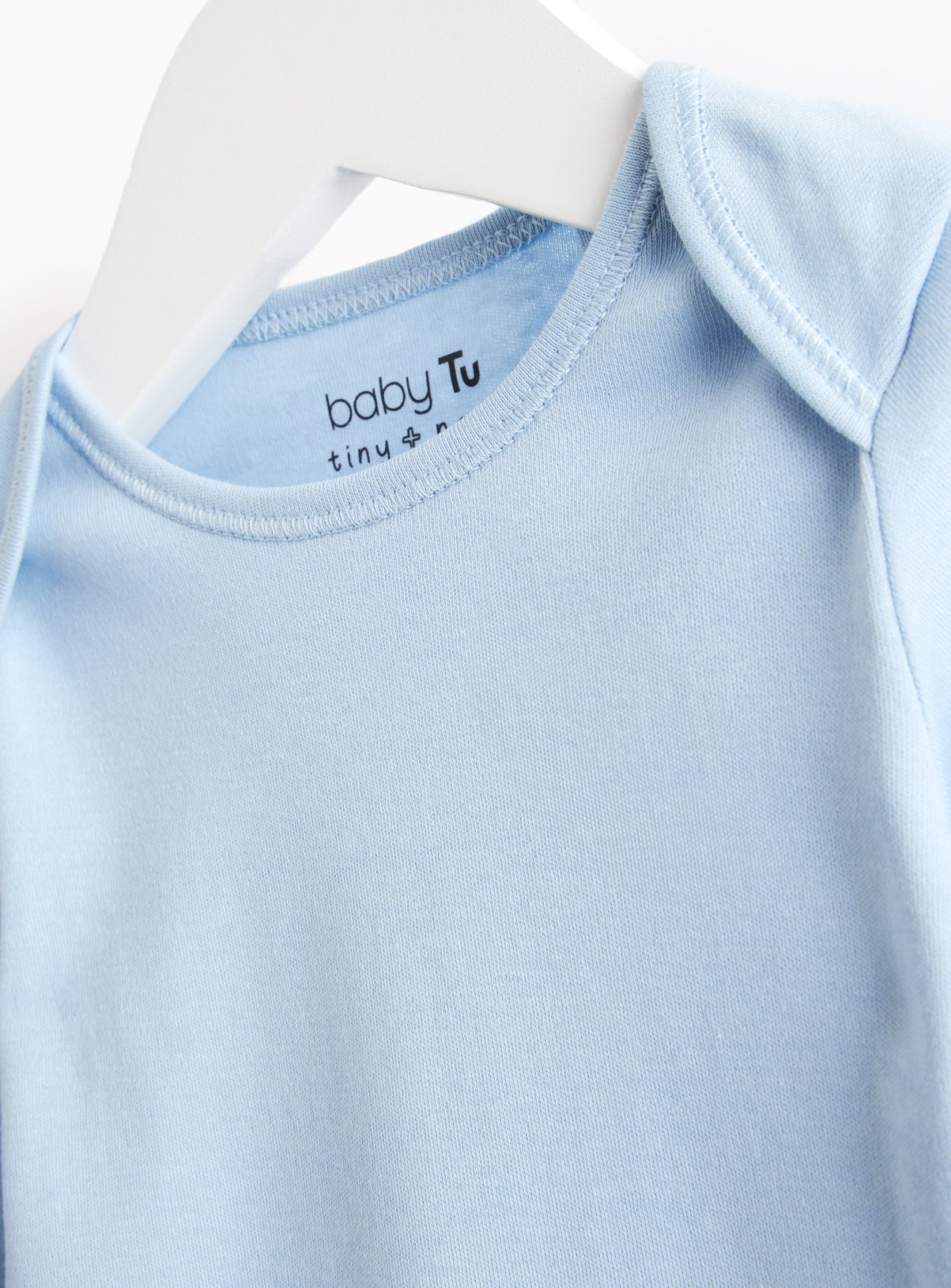 Blue Long Sleeve Bodysuits 3 Pack 12-18 months - Image 2 thumbnail