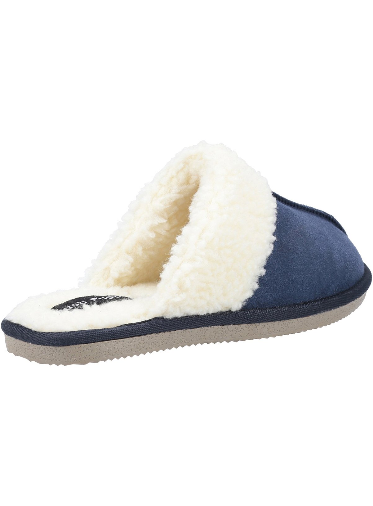 HUSH PUPPIES Arianna Suede Mule Slippers Navy 5 - Image 2 thumbnail