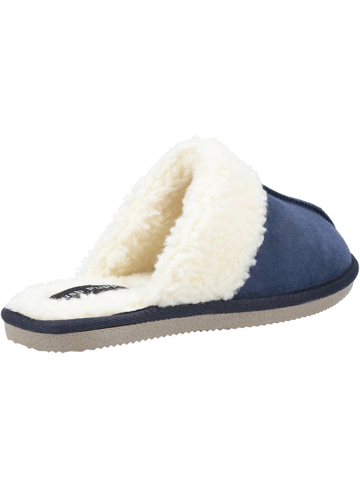 HUSH PUPPIES Arianna Suede Mule Slippers Navy 5 - Image 2