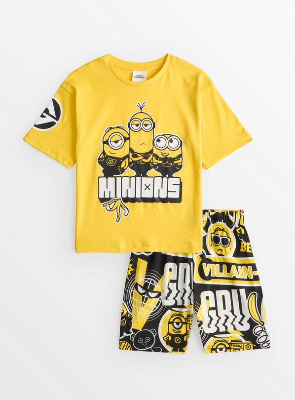 Minions Character Print Pyjama Set 10-11 years