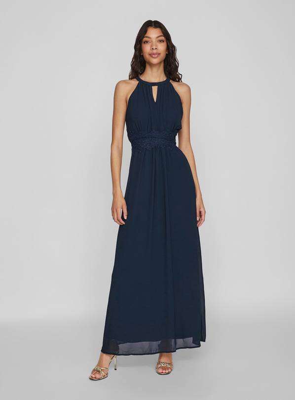 VILA Halter Neck Maxi Dress 16