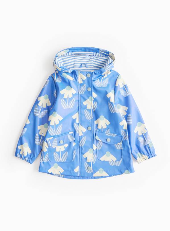 Tu X Scion Blue Floral Print Mac  1-2 years