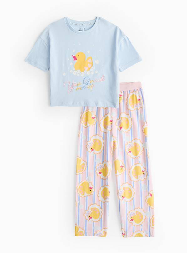 Rubber Duck Print Pastel Pyjamas 4-5 years