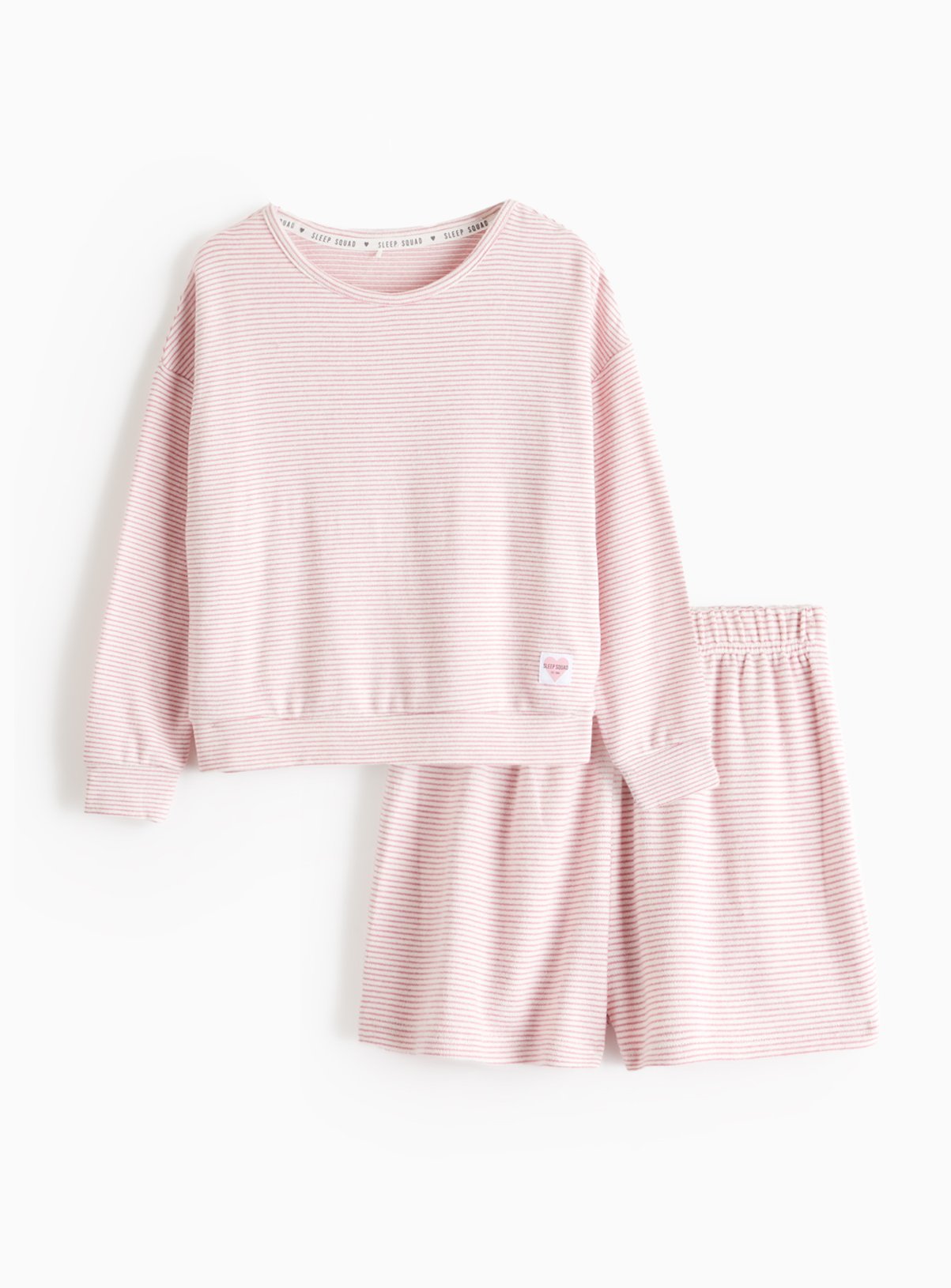 Pink Pink Stripe Relaxed Lounge Set (12-13 Years) - Tu by Sainsbury's