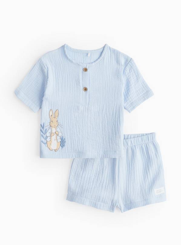 Peter Rabbit Blue Shorts Set 9-12 months