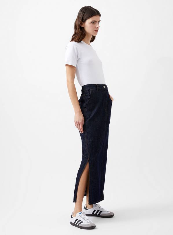 FRENCH CONNECTION Finley Denim Maxi Skirt 8
