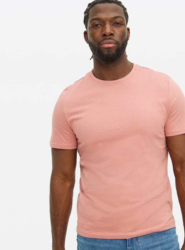 Pink Crew Neck T-Shirt XXXL