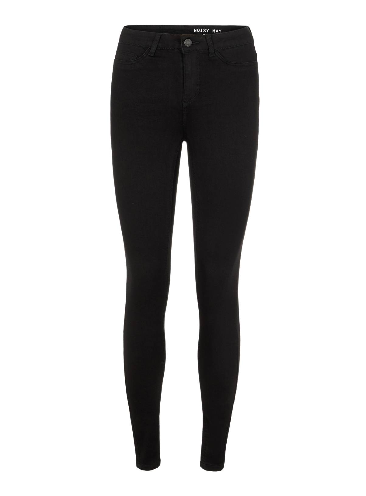 NOISY MAY High Waisted Skinny Jeans Black 32S - Image 6