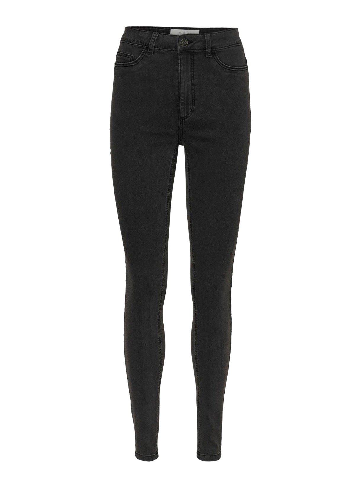 NOISY MAY High Waisted Skinny Jeans Grey 25S - Image 6 thumbnail