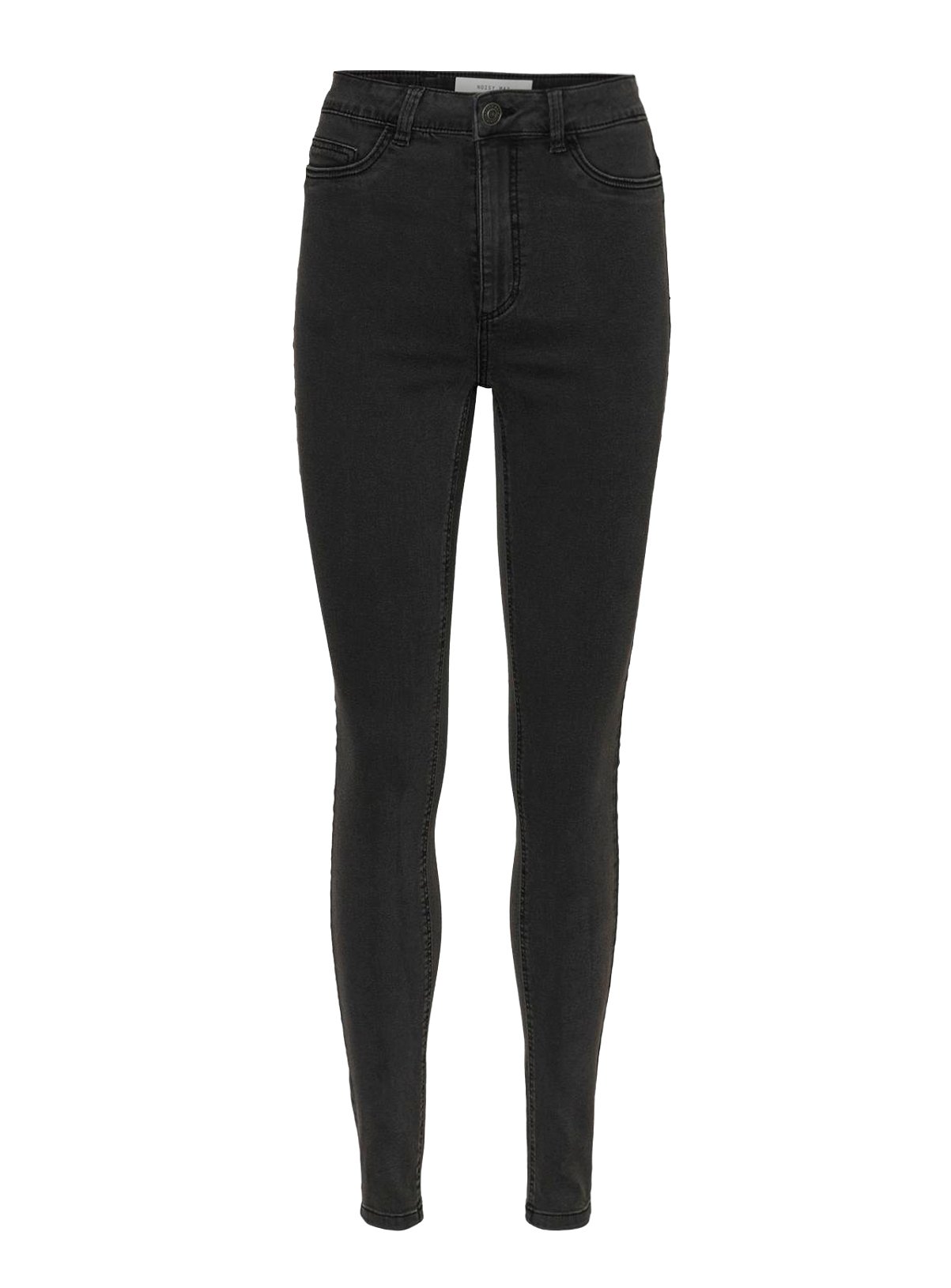 NOISY MAY High Waisted Skinny Jeans Grey 25R - Image 5 thumbnail