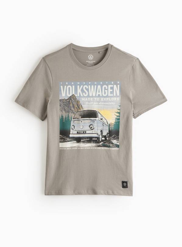 Volkswagen Grey Graphic Print T-Shirt XL