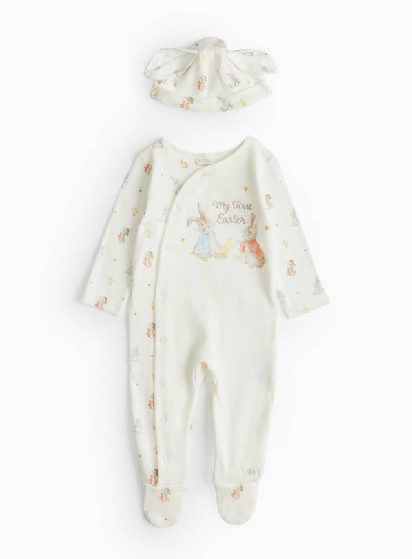 Peter Rabbit My First Easter Sleepsuit & Hat 9-12 months