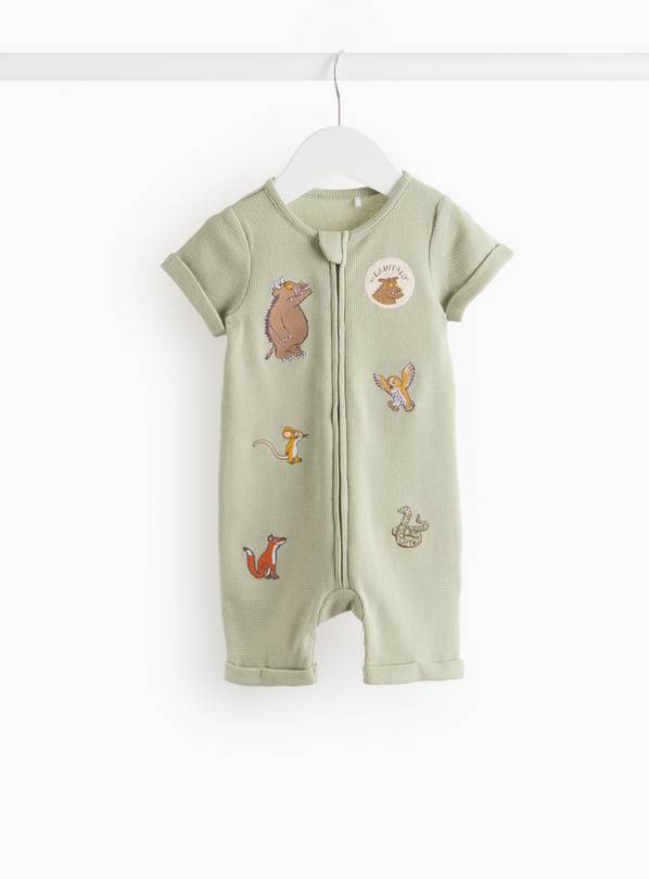 Gruffalo Green Embroidered Romper 3-6 months