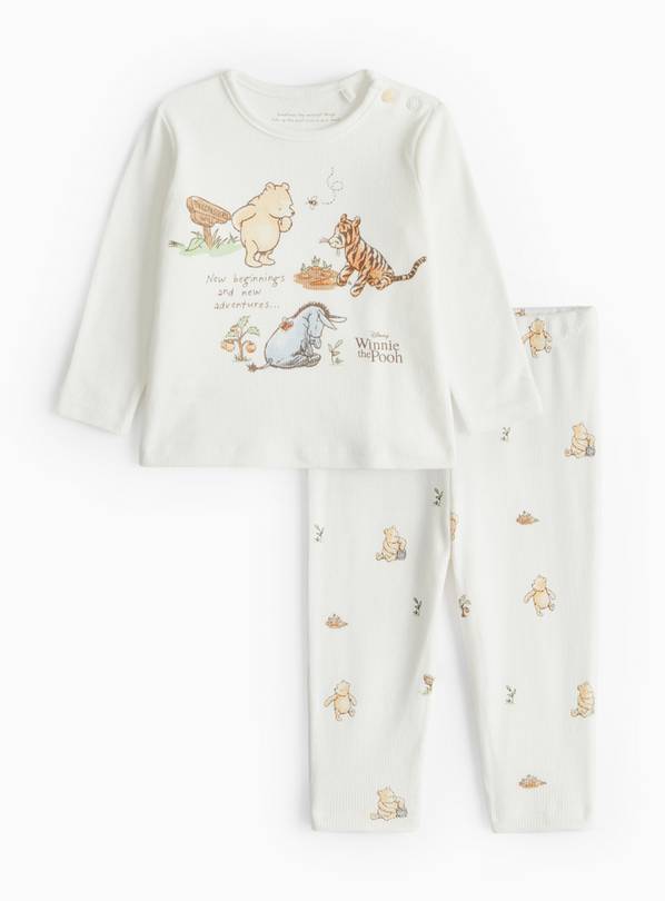 Winnie The Pooh Print Long Sleeve Pyjamas 9-12 months