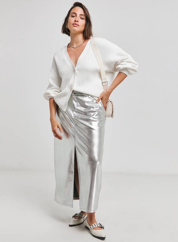 SIMPLY BE Pu Maxi With Front Split 22
