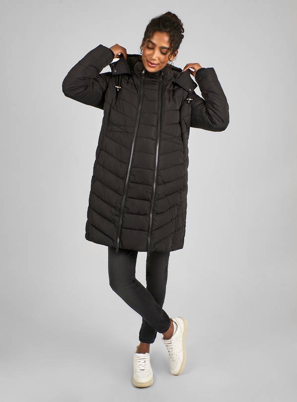 JOJO MAMAN B&Eacute;B&Eacute; Longer 2 In 1 Maternity Puffer Coat 8