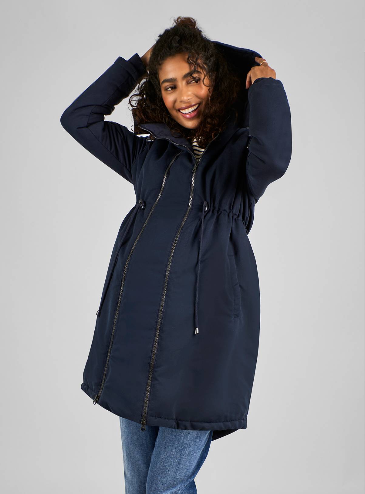 JOJO MAMAN BÉBÉ 2 In 1 Maternity Padded Parka 8 - Image 3